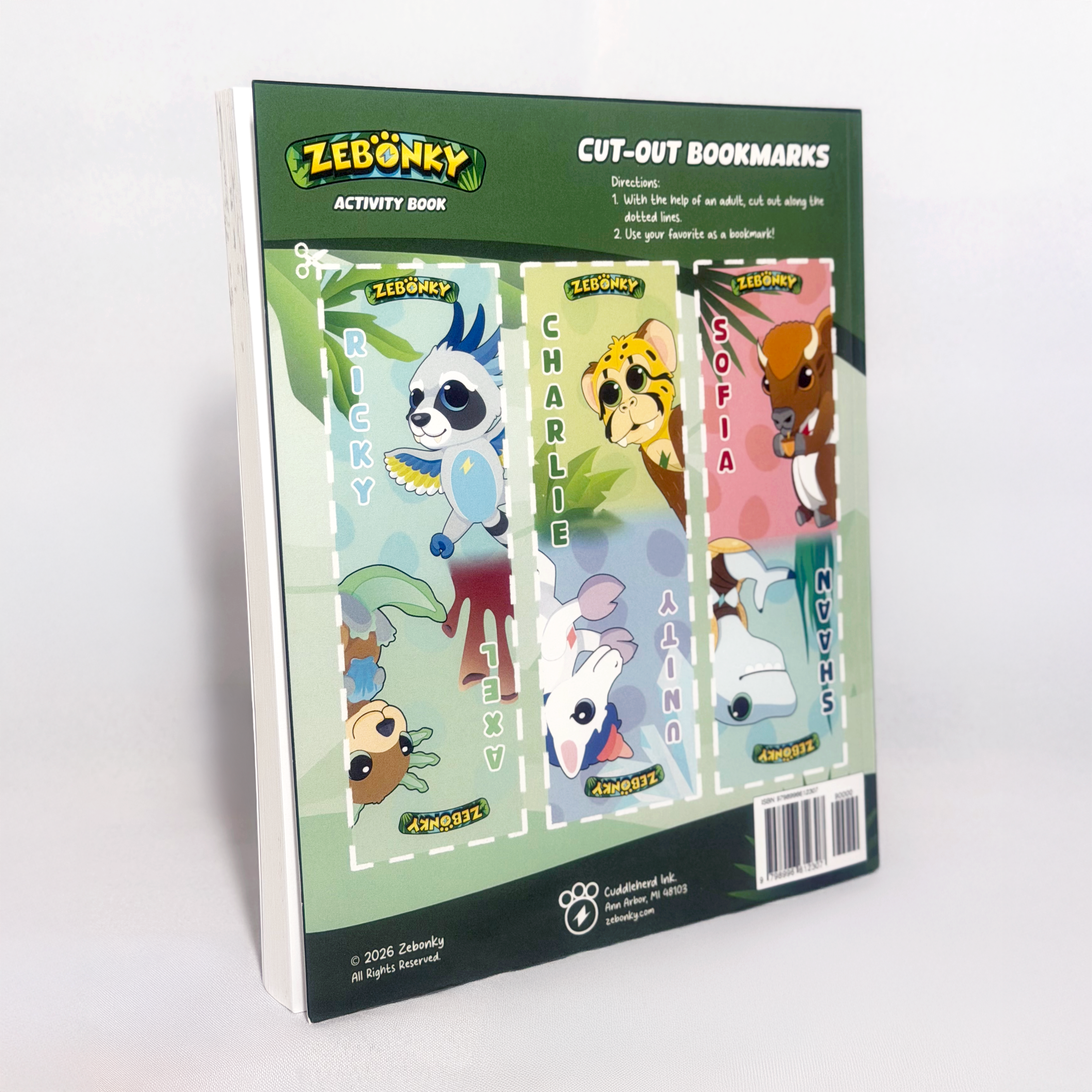 Zebonky Activity Book